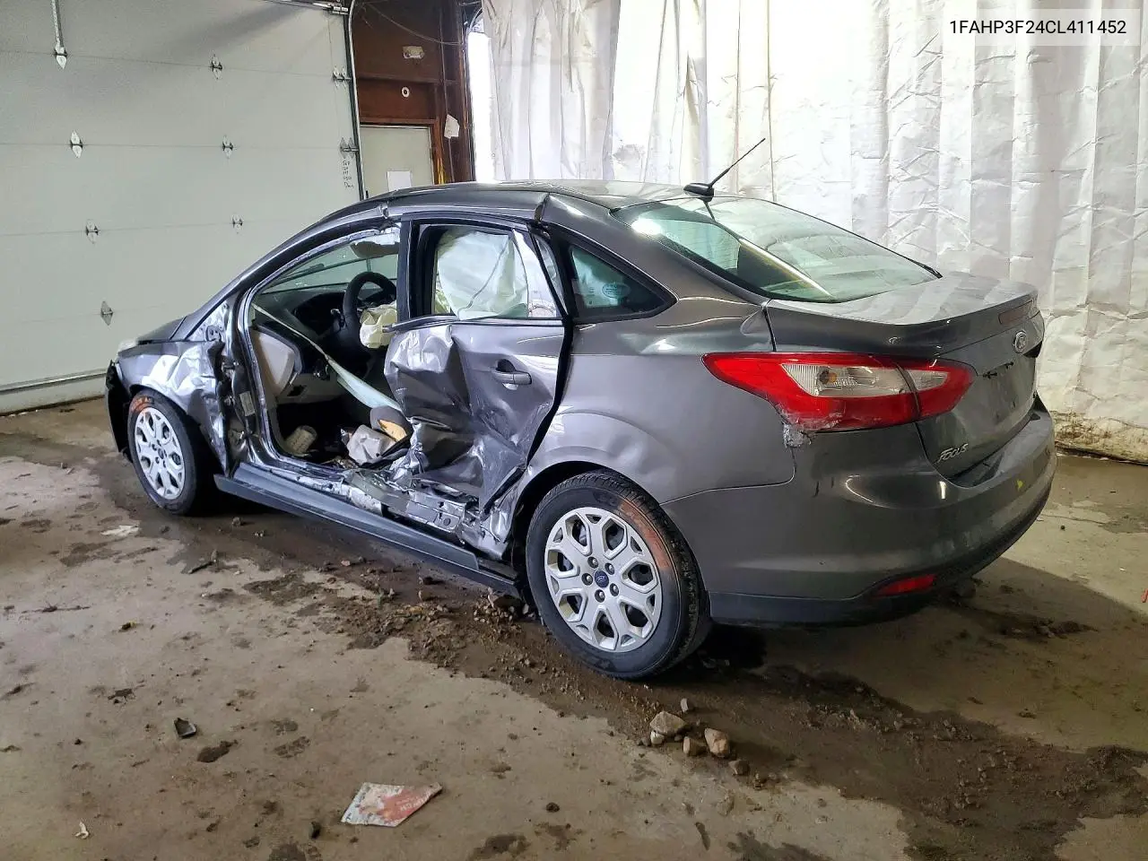 2012 FORD FOCUS VIN 1FAHP3F24CL411452 — фото 2