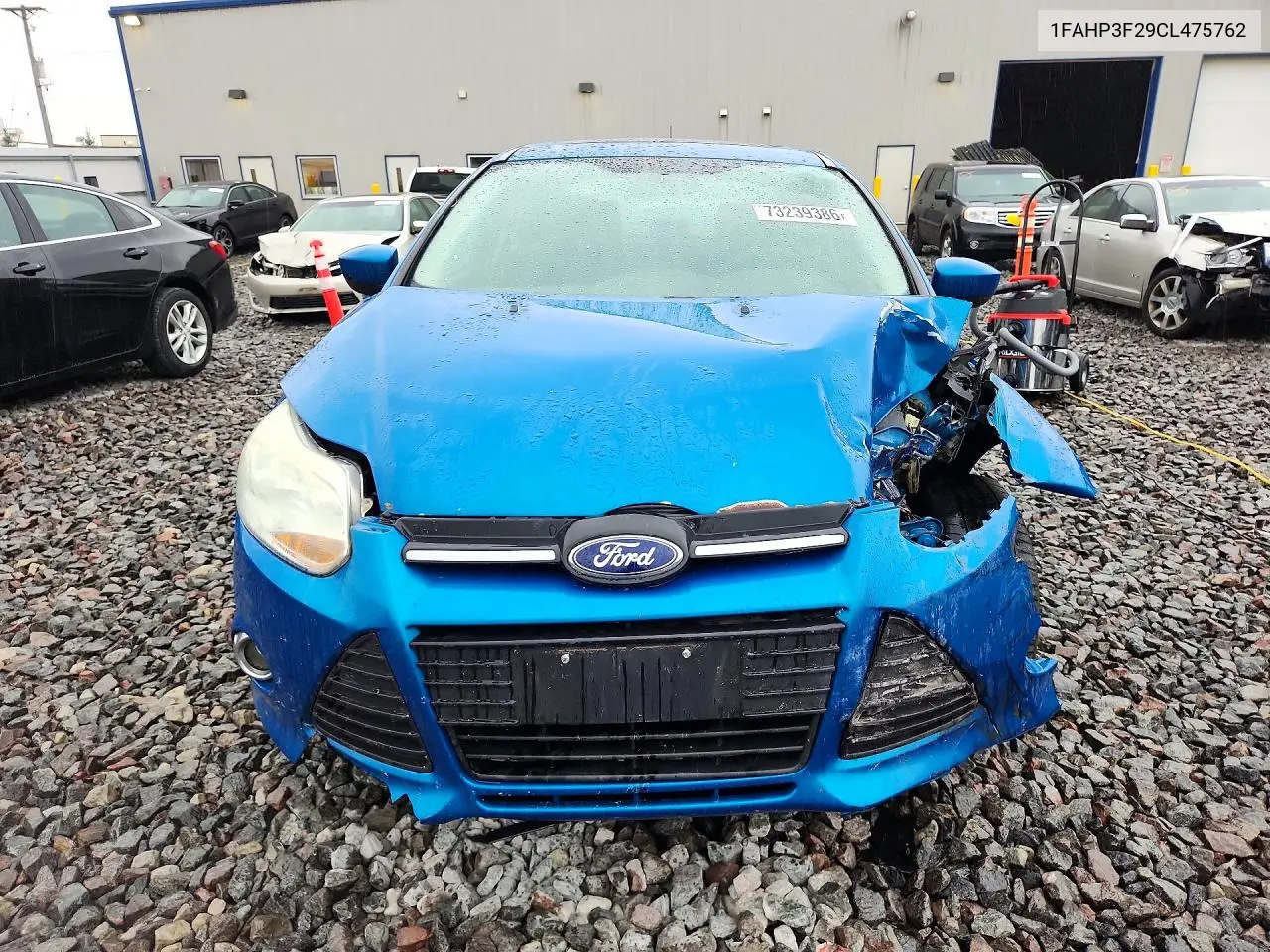 2012 FORD FOCUS VIN 1FAHP3F29CL475762 — фото 5