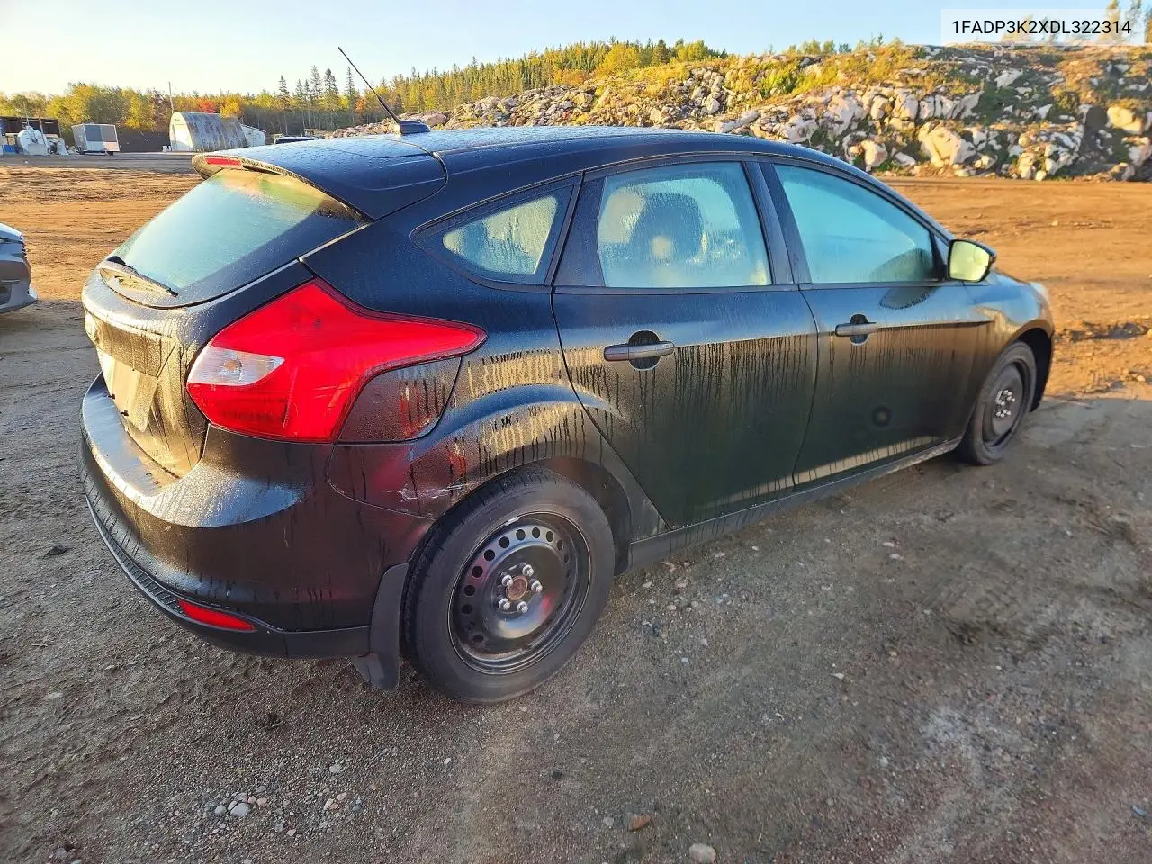 2013 FORD FOCUS VIN 1FADP3K2XDL322314 — фото 3