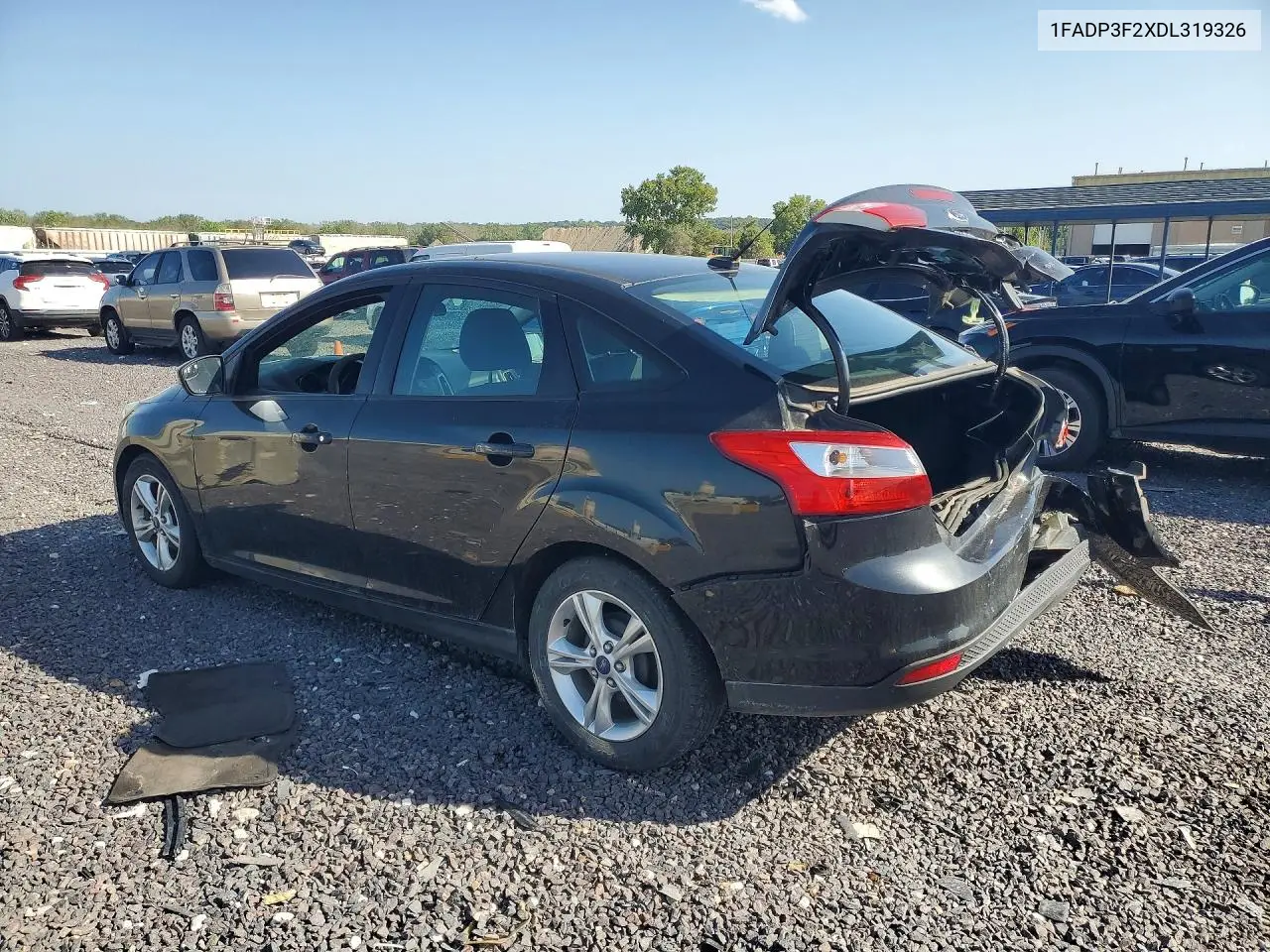 2013 FORD FOCUS VIN 1FADP3F2XDL319326 — фото 2