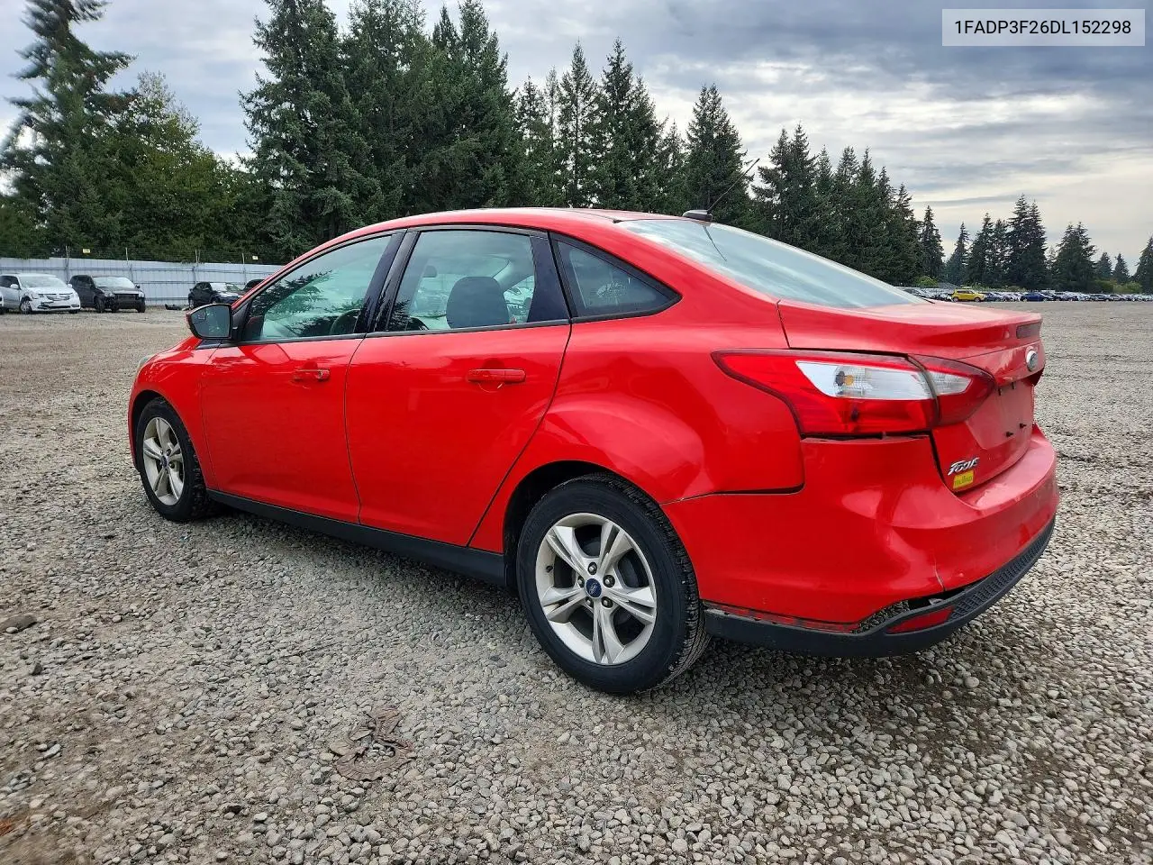2013 FORD FOCUS VIN 1FADP3F26DL152298 — фото 2