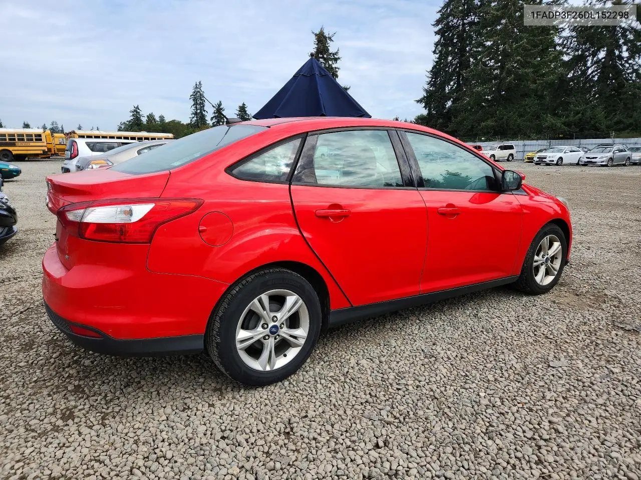 2013 FORD FOCUS VIN 1FADP3F26DL152298 — фото 3