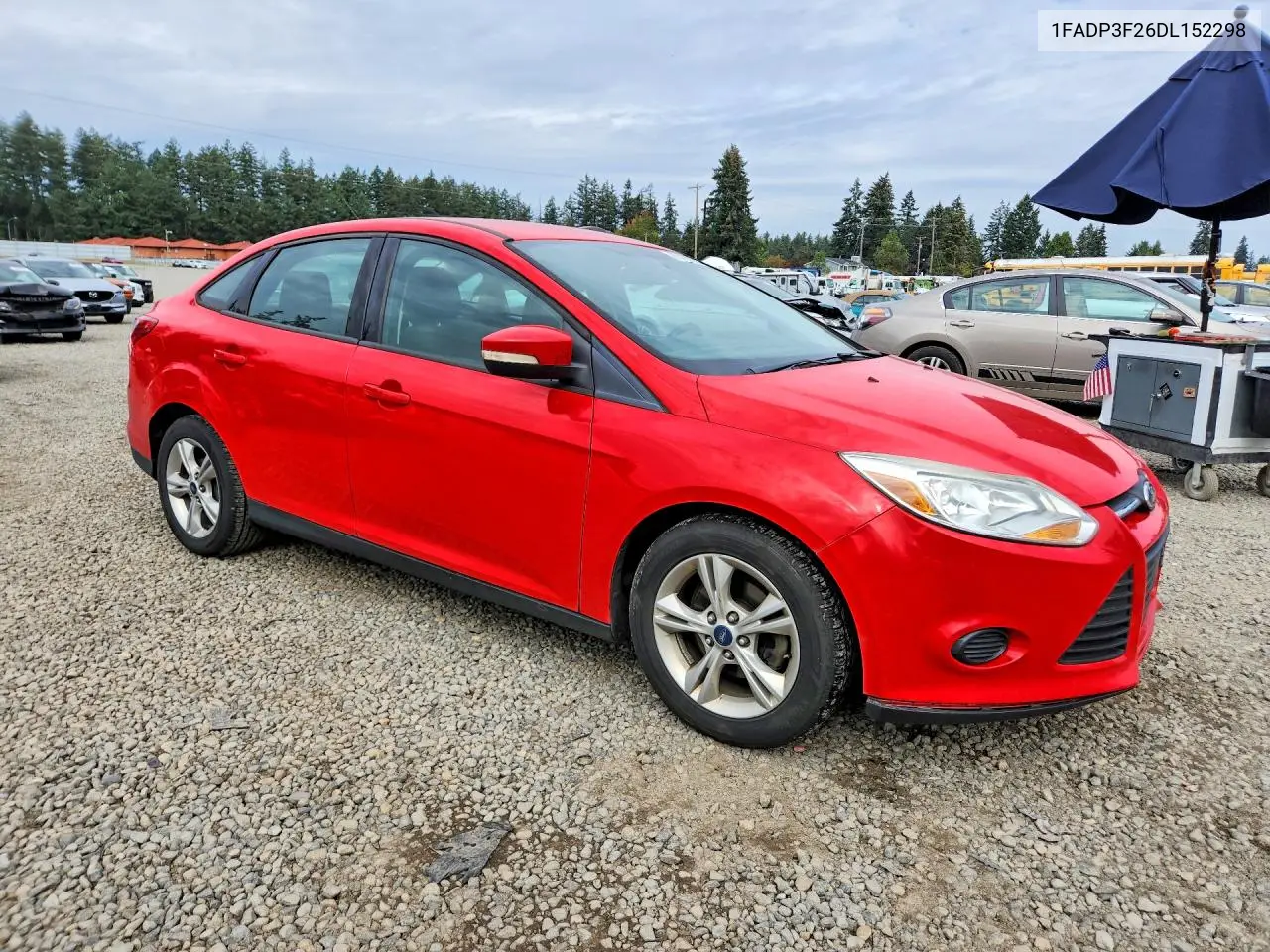 2013 FORD FOCUS VIN 1FADP3F26DL152298 — фото 4