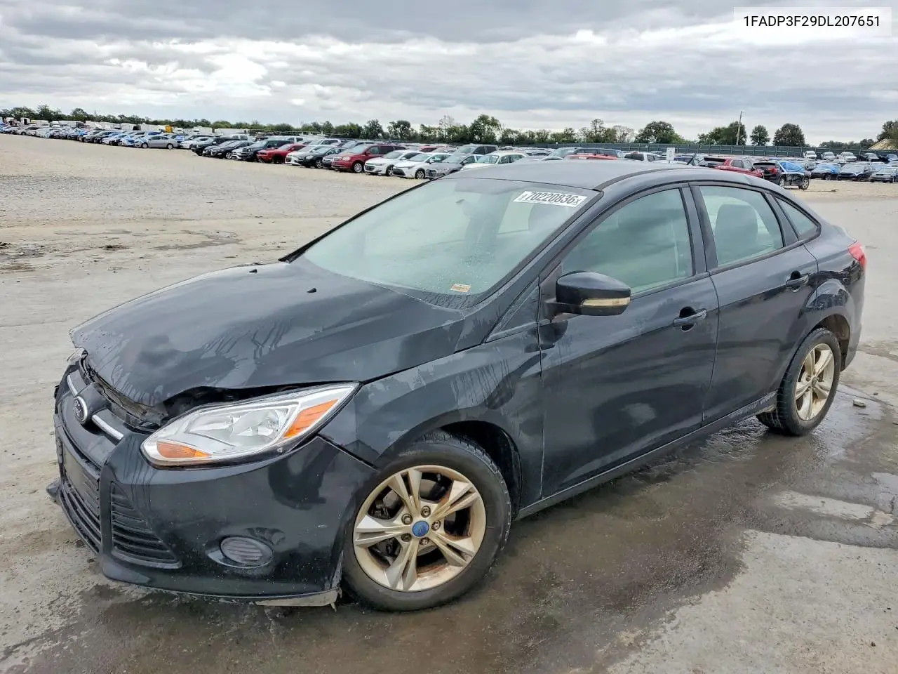 FORD FOCUS 2013, VIN 1FADP3F29DL207651