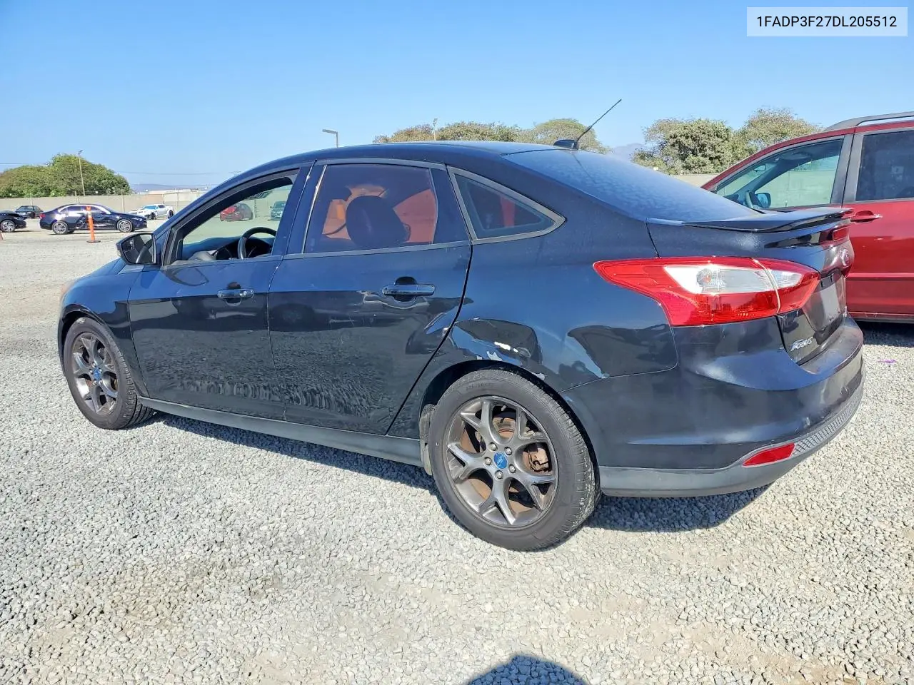 2013 FORD FOCUS VIN 1FADP3F27DL205512 — фото 2