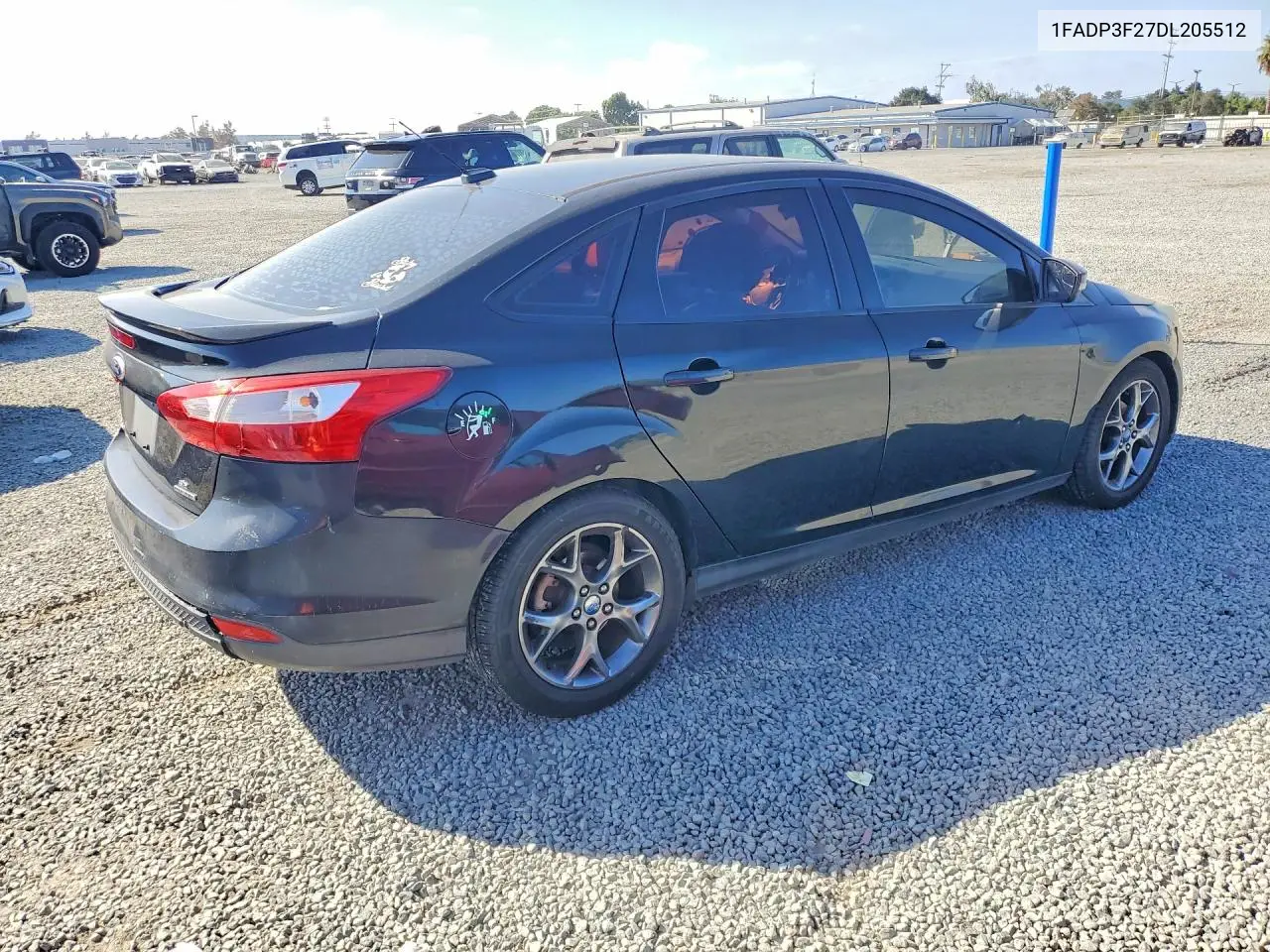 2013 FORD FOCUS VIN 1FADP3F27DL205512 — фото 3