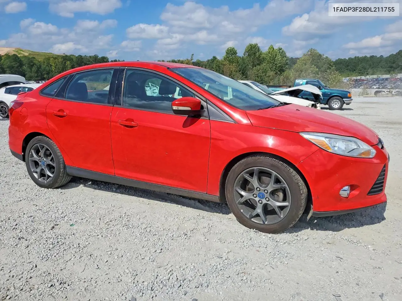 2013 FORD FOCUS VIN 1FADP3F28DL211755 — фото 4
