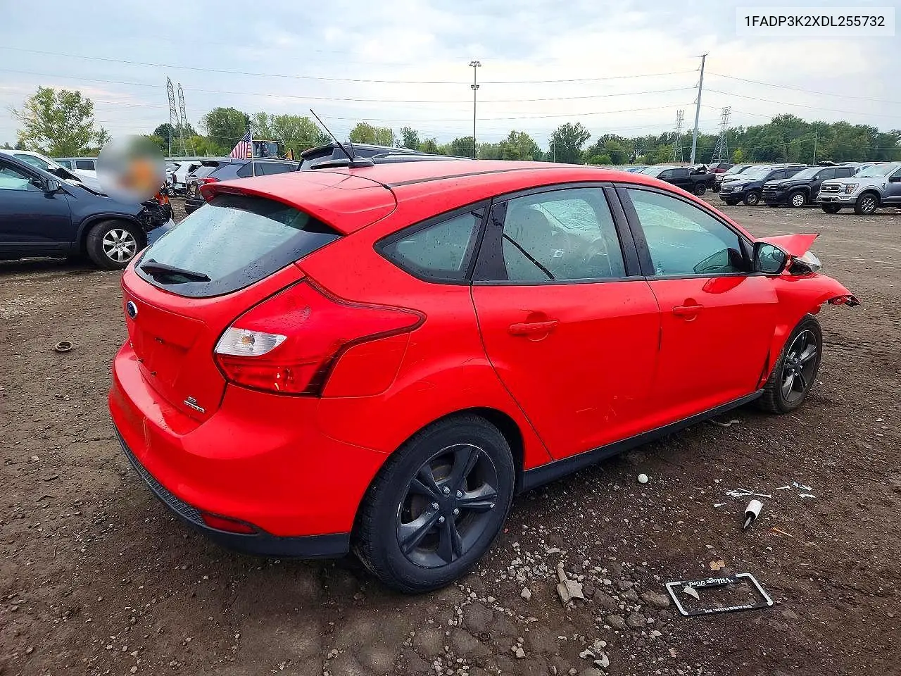 2013 FORD FOCUS VIN 1FADP3K2XDL255732 — фото 3