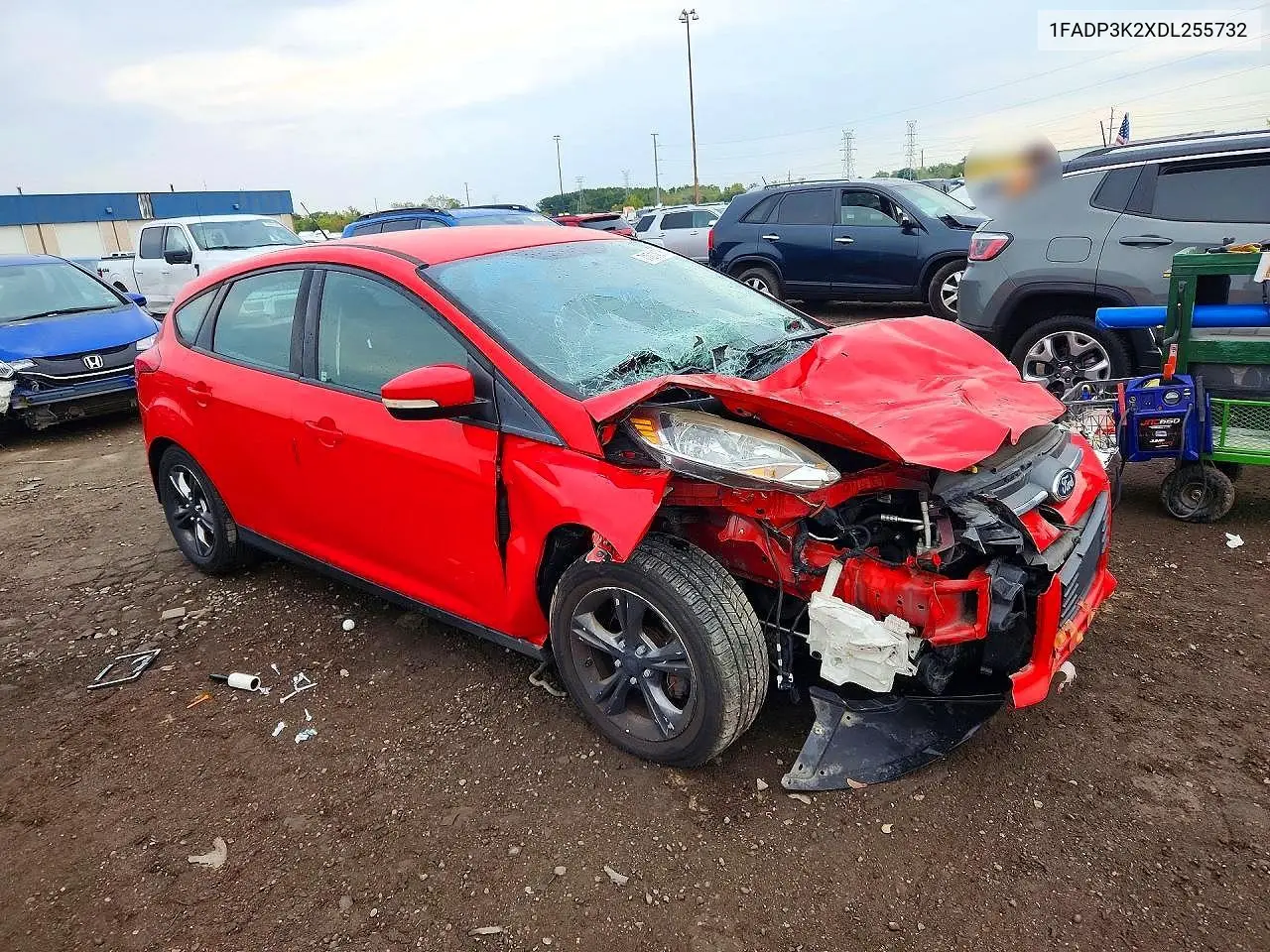 2013 FORD FOCUS VIN 1FADP3K2XDL255732 — фото 4