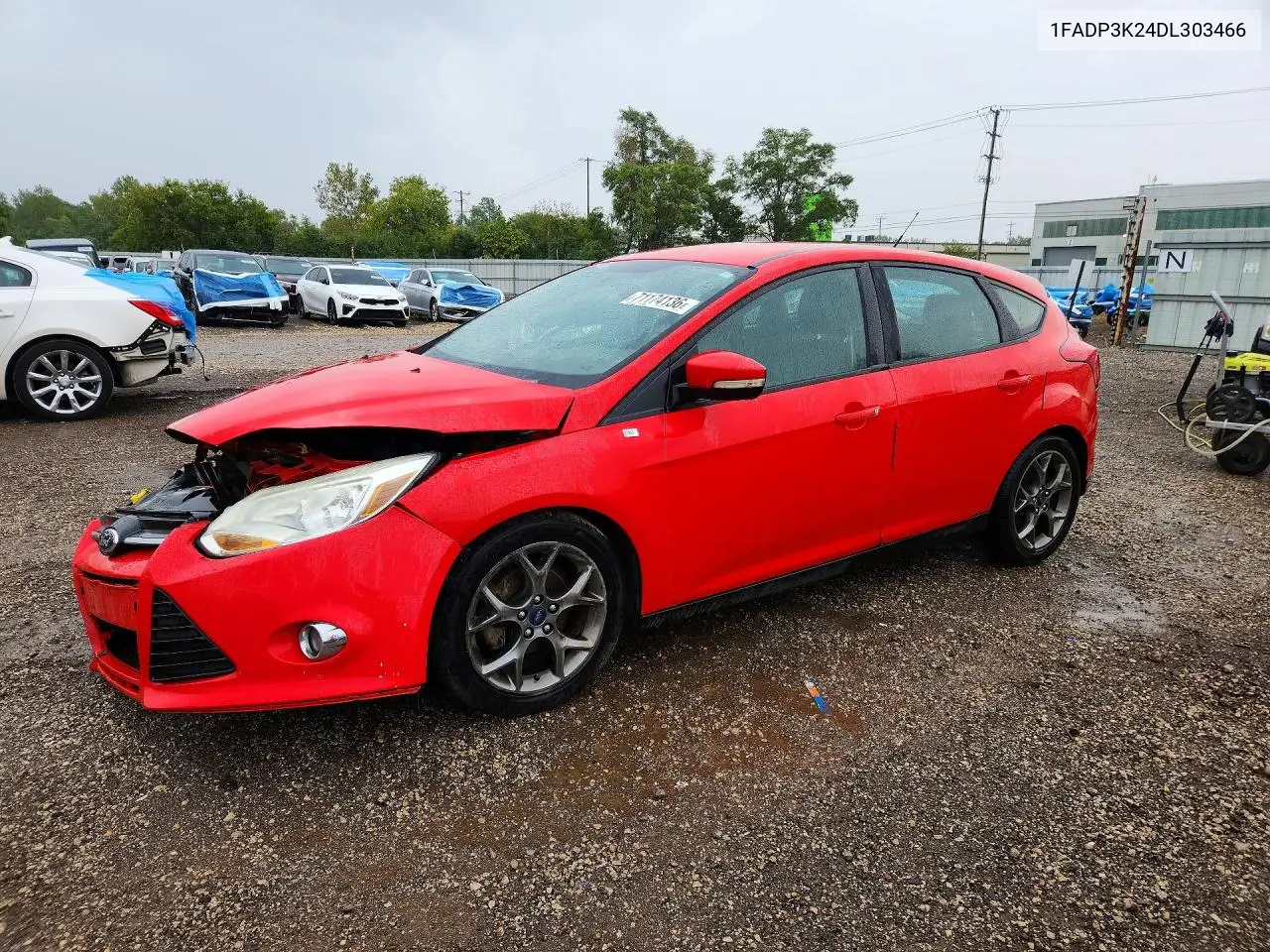 FORD FOCUS 2013, VIN 1FADP3K24DL303466