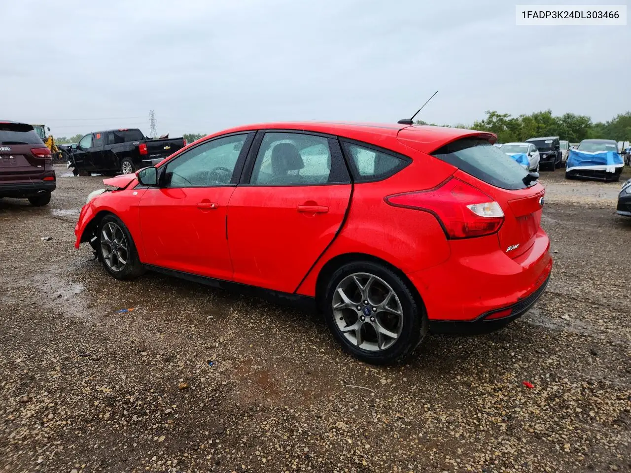 2013 FORD FOCUS VIN 1FADP3K24DL303466 — фото 2