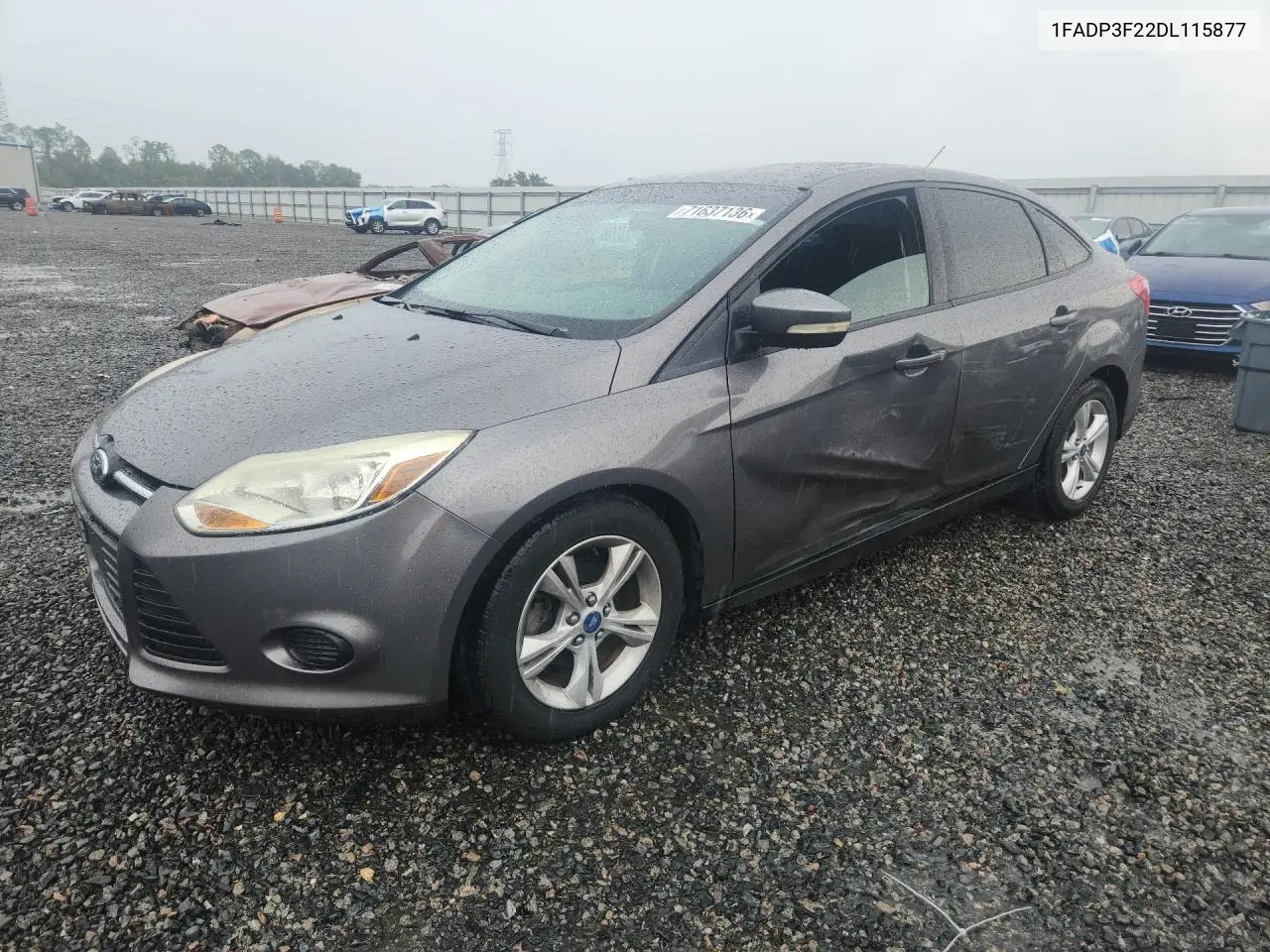 FORD FOCUS 2013, VIN 1FADP3F22DL115877