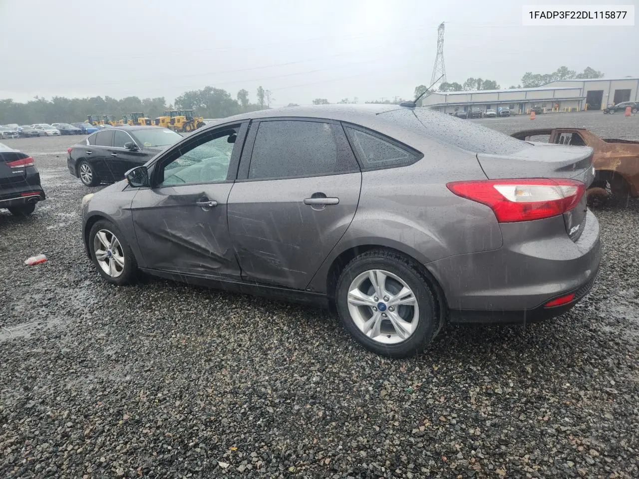 2013 FORD FOCUS VIN 1FADP3F22DL115877 — фото 2