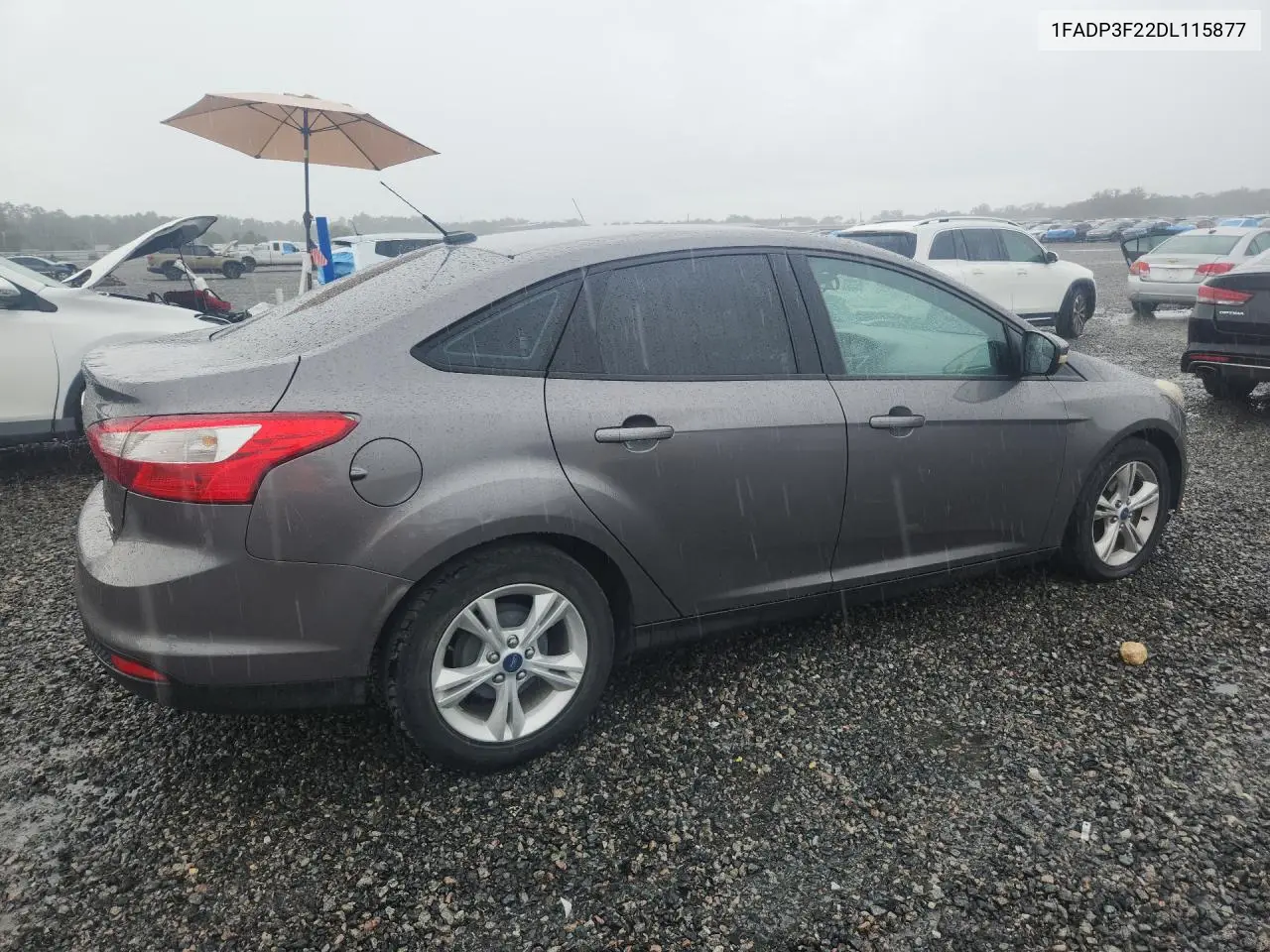2013 FORD FOCUS VIN 1FADP3F22DL115877 — фото 3