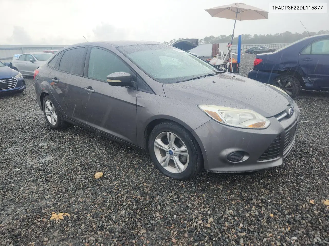 2013 FORD FOCUS VIN 1FADP3F22DL115877 — фото 4