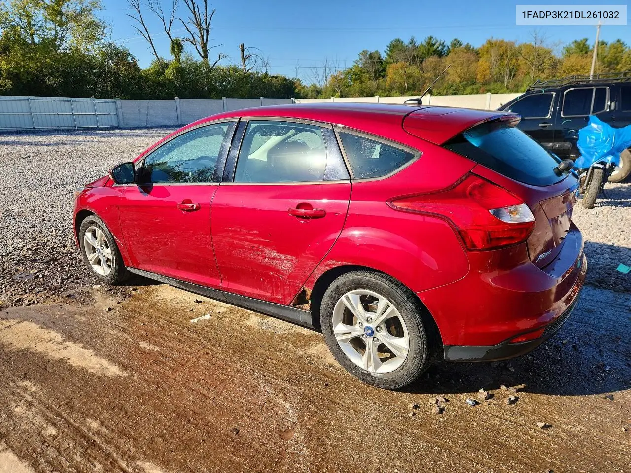 2013 FORD FOCUS VIN 1FADP3K21DL261032 — фото 2