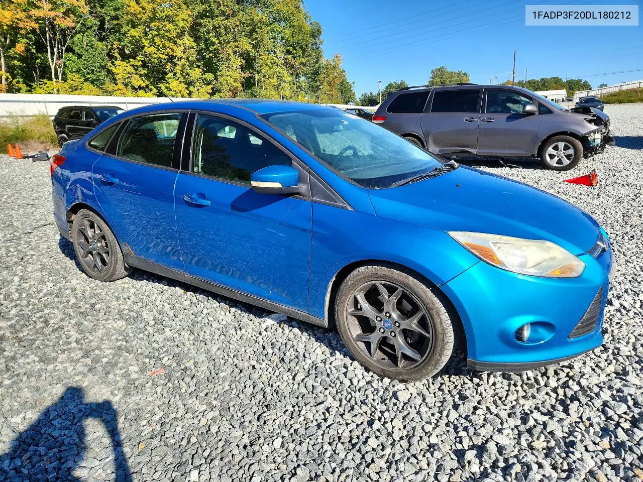 2013 FORD FOCUS VIN 1FADP3F20DL180212 — фото 4