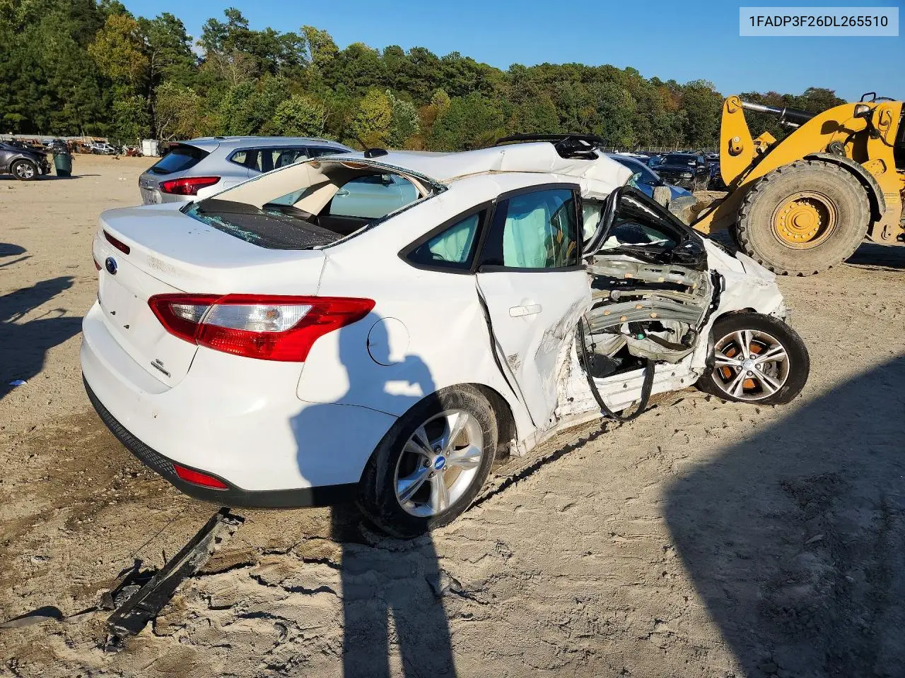 2013 FORD FOCUS VIN 1FADP3F26DL265510 — фото 3