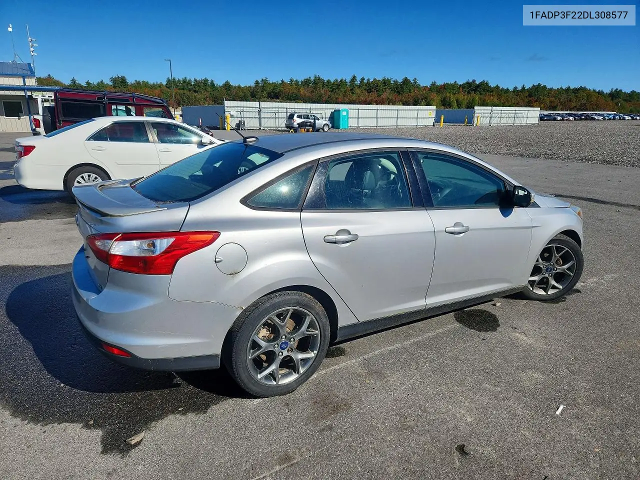 2013 FORD FOCUS VIN 1FADP3F22DL308577 — фото 3