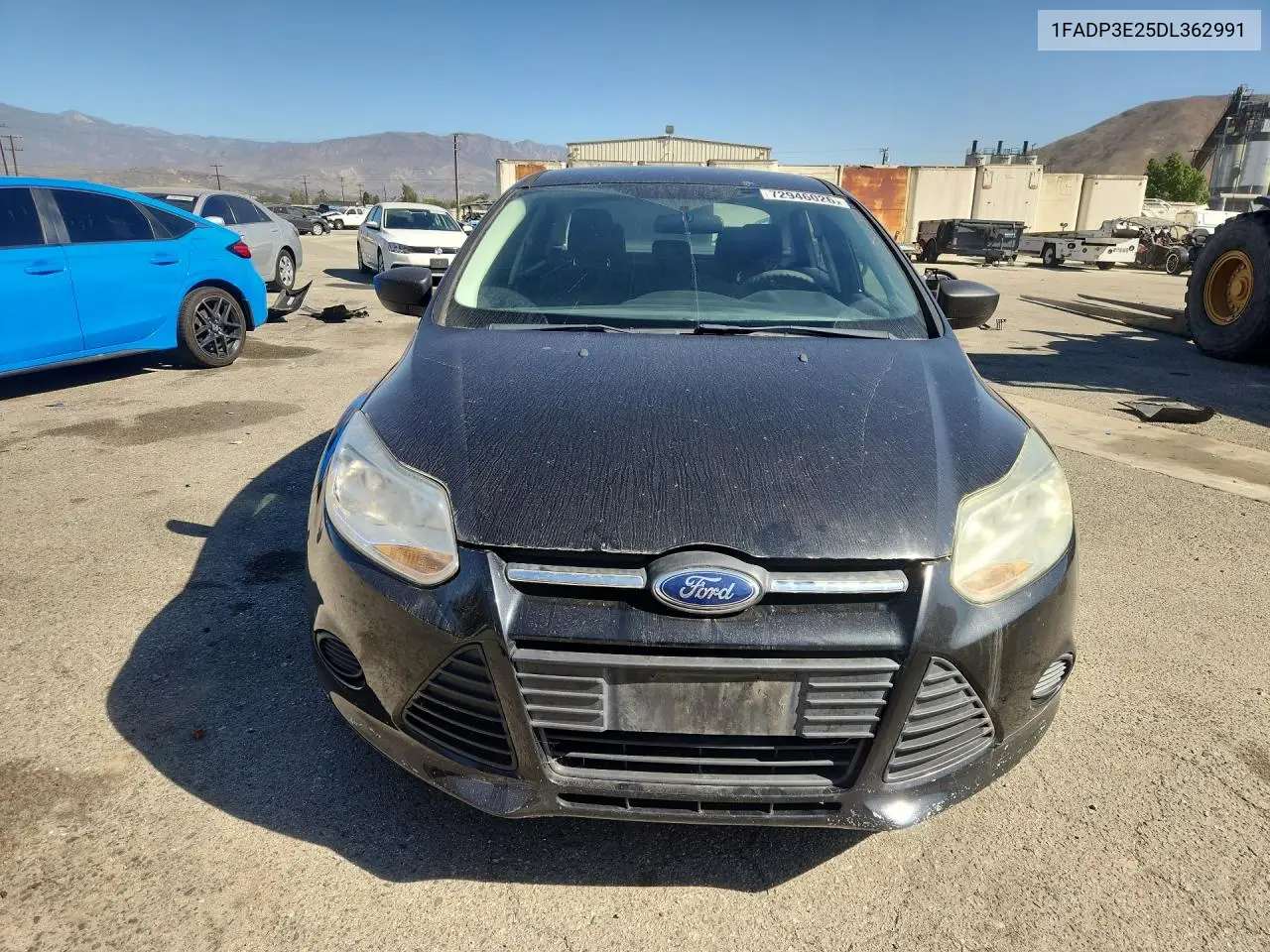 2013 FORD FOCUS VIN 1FADP3E25DL362991 — фото 5