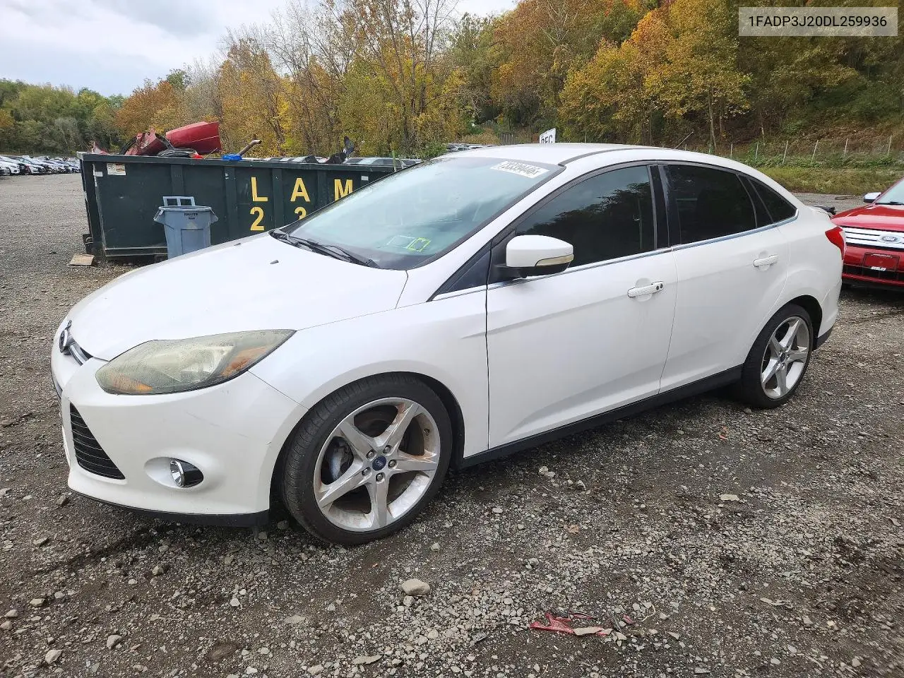 FORD FOCUS 2013, VIN 1FADP3J20DL259936