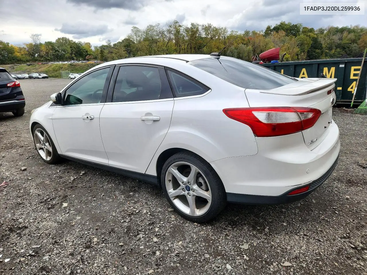 2013 FORD FOCUS VIN 1FADP3J20DL259936 — фото 2