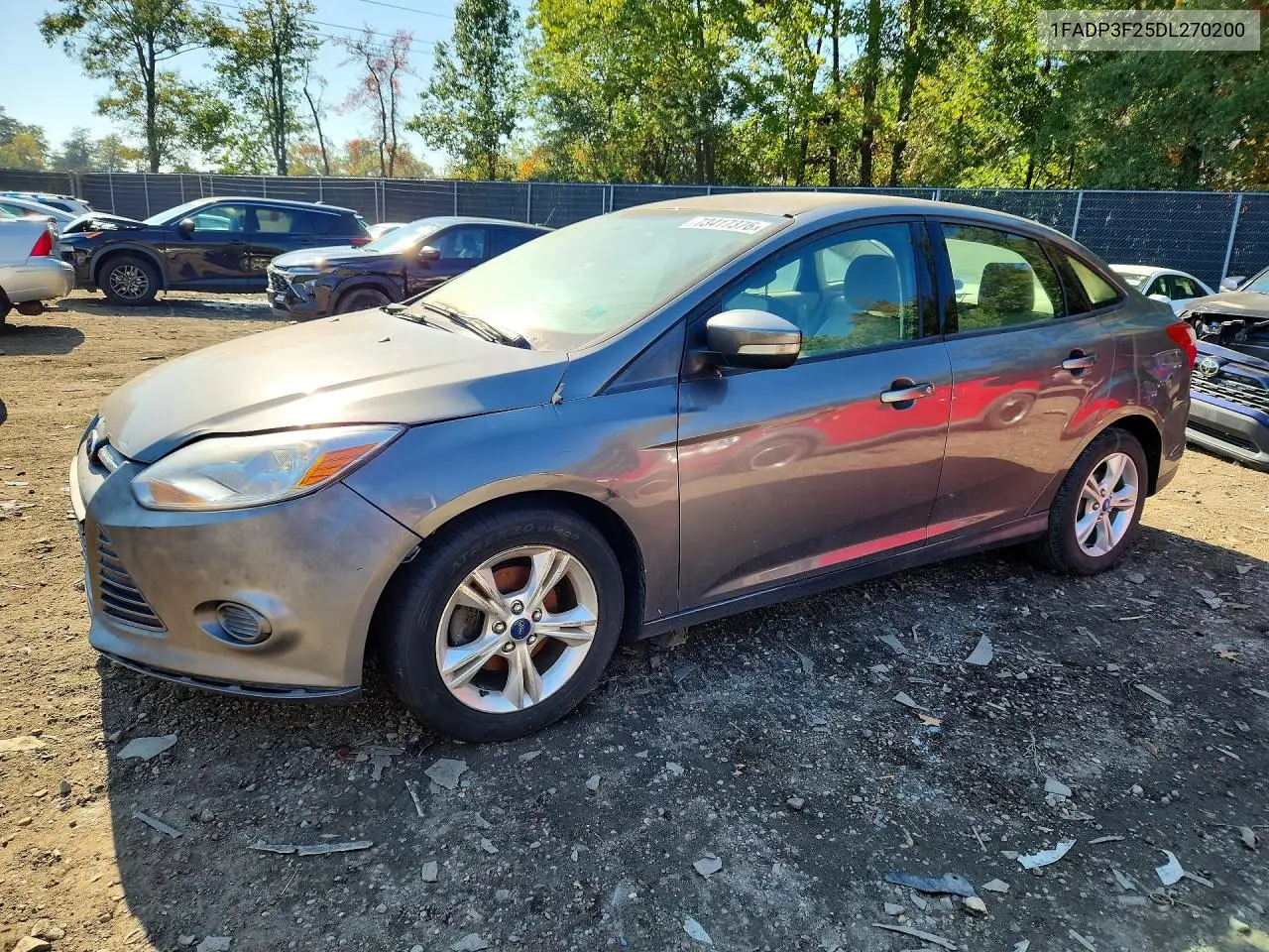 FORD FOCUS 2013, VIN 1FADP3F25DL270200