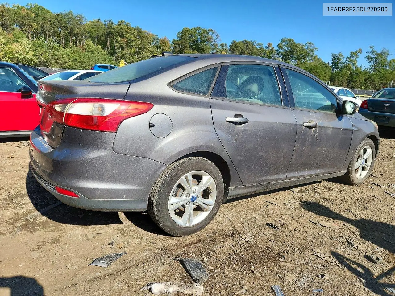 2013 FORD FOCUS VIN 1FADP3F25DL270200 — фото 3