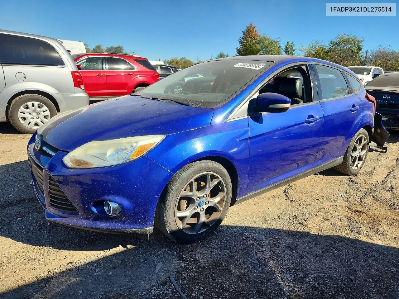 FORD FOCUS 2013, VIN 1FADP3K21DL275514