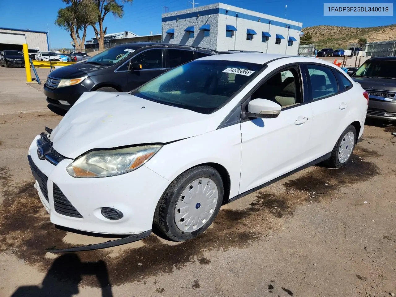 FORD FOCUS 2013, VIN 1FADP3F25DL340018