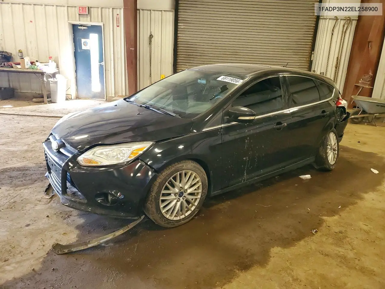 FORD FOCUS 2014, VIN 1FADP3N22EL258900