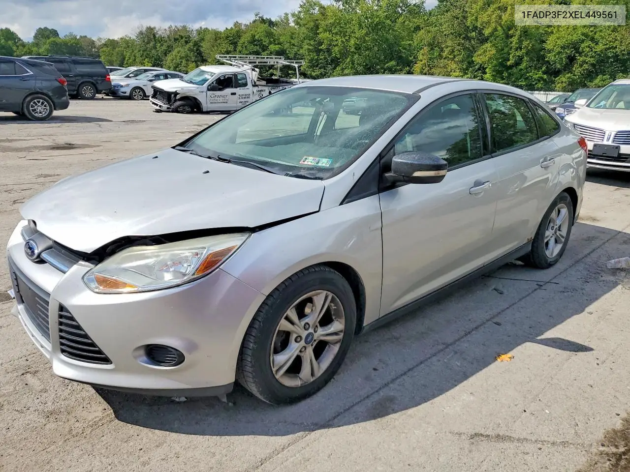 FORD FOCUS 2014, VIN 1FADP3F2XEL449561