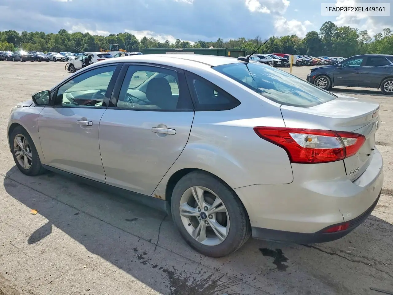2014 FORD FOCUS VIN 1FADP3F2XEL449561 — фото 2
