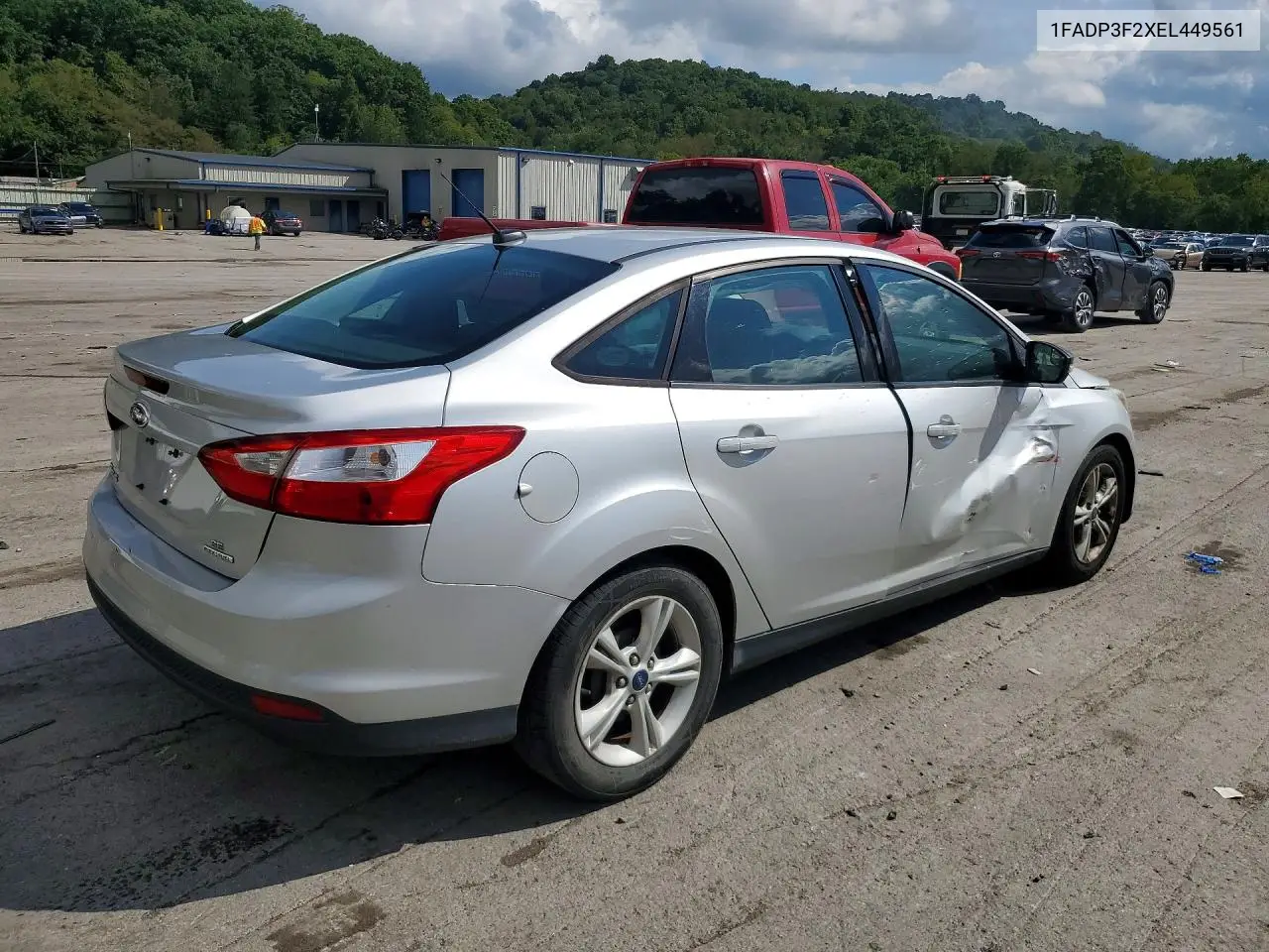 2014 FORD FOCUS VIN 1FADP3F2XEL449561 — фото 3