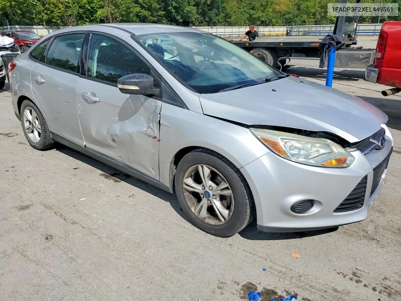 2014 FORD FOCUS VIN 1FADP3F2XEL449561 — фото 4