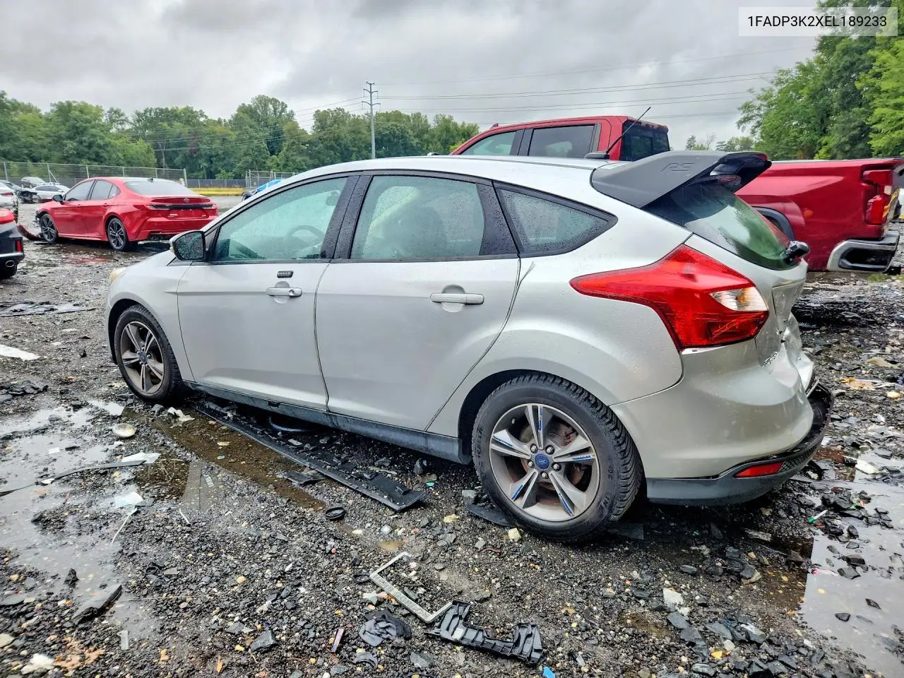 2014 FORD FOCUS VIN 1FADP3K2XEL189233 — фото 2