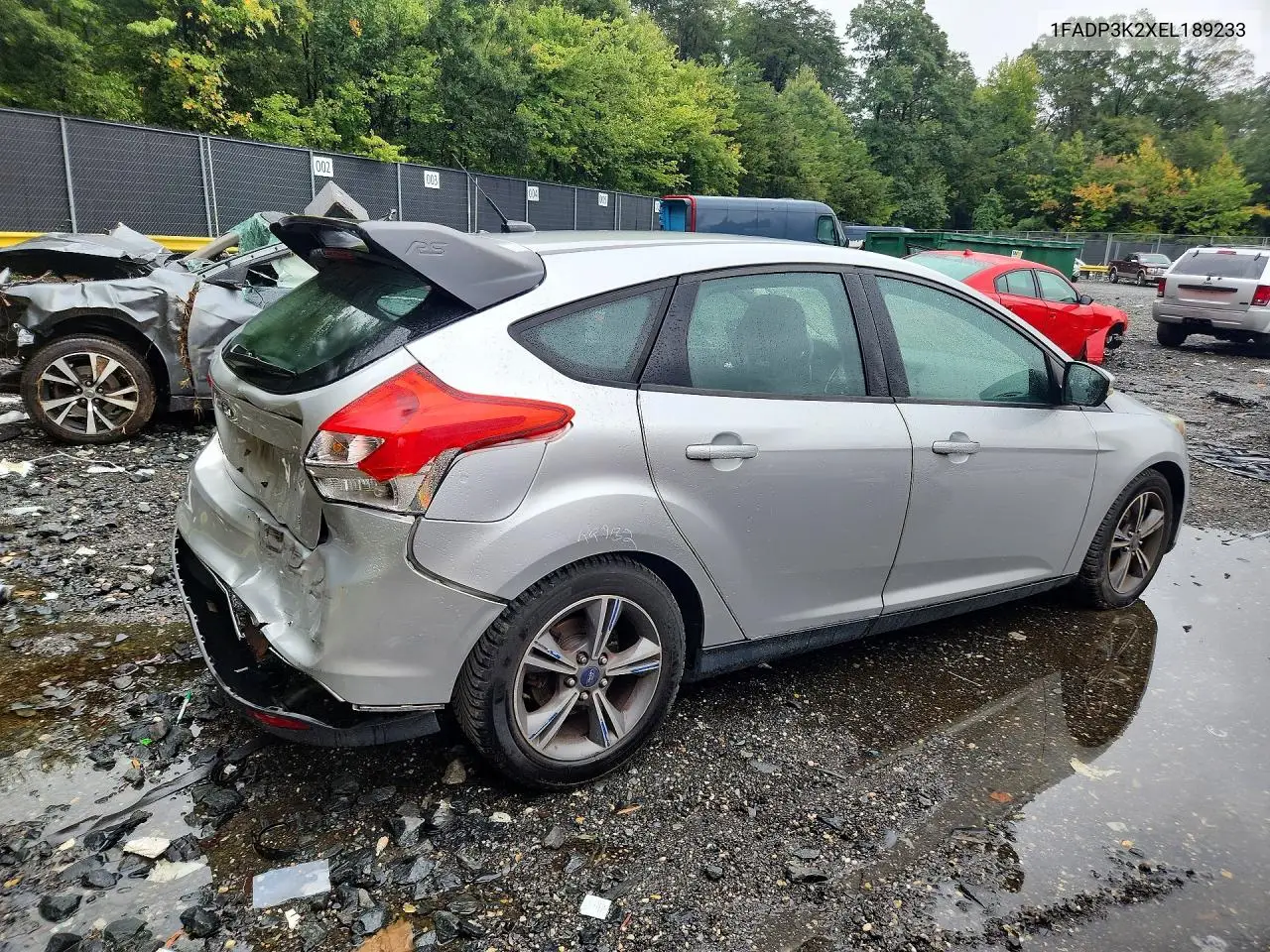 2014 FORD FOCUS VIN 1FADP3K2XEL189233 — фото 3
