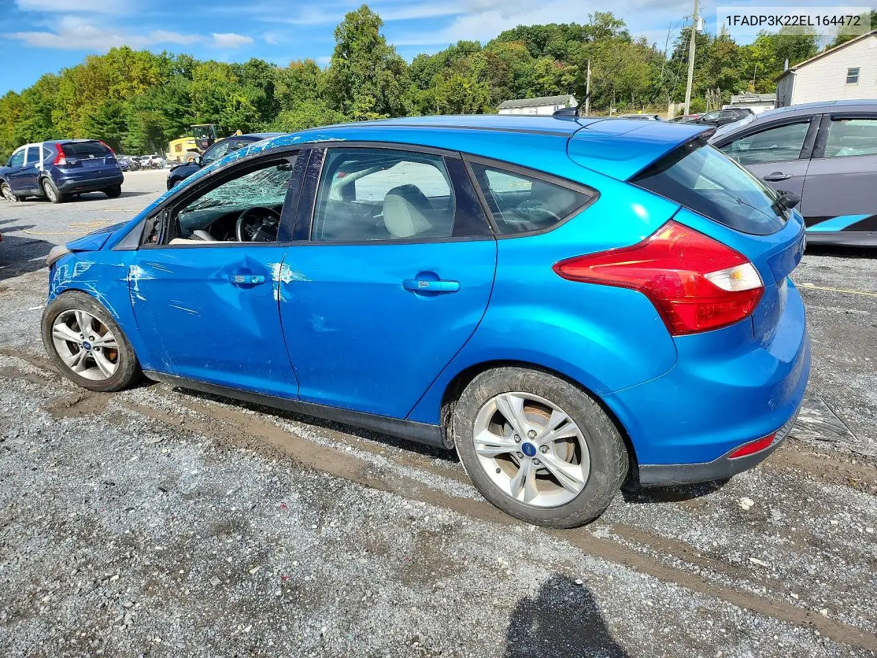 2014 FORD FOCUS VIN 1FADP3K22EL164472 — фото 2
