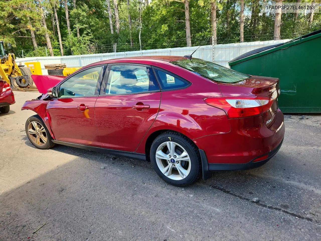 2014 FORD FOCUS VIN 1FADP3F27EL461263 — фото 2
