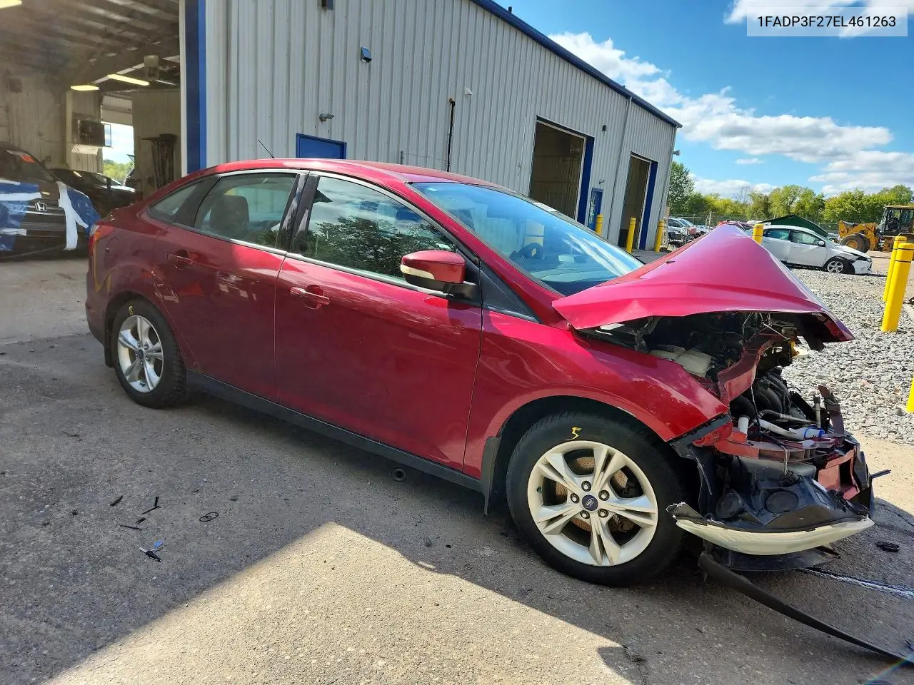 2014 FORD FOCUS VIN 1FADP3F27EL461263 — фото 4