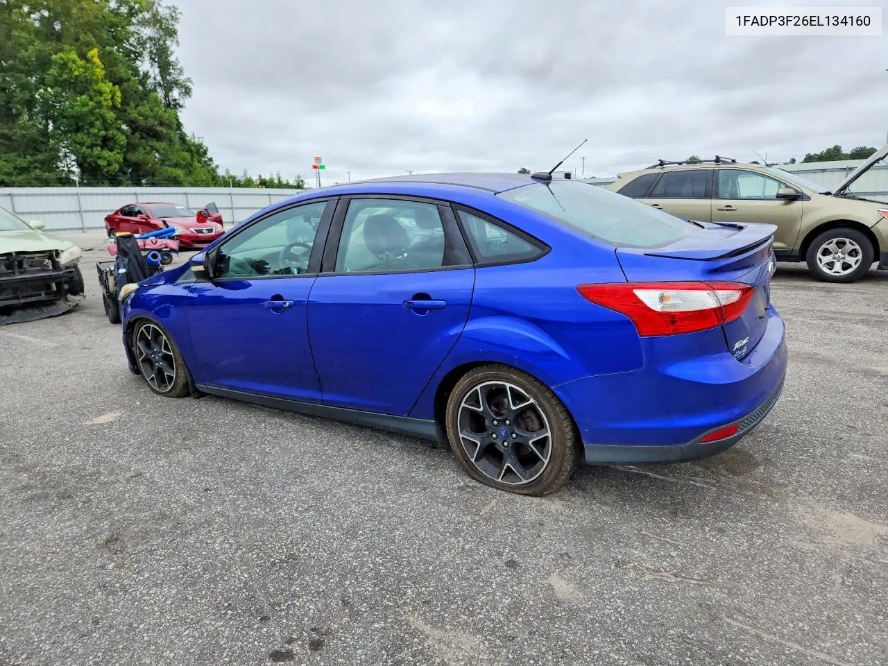 2014 FORD FOCUS VIN 1FADP3F26EL134160 — фото 2