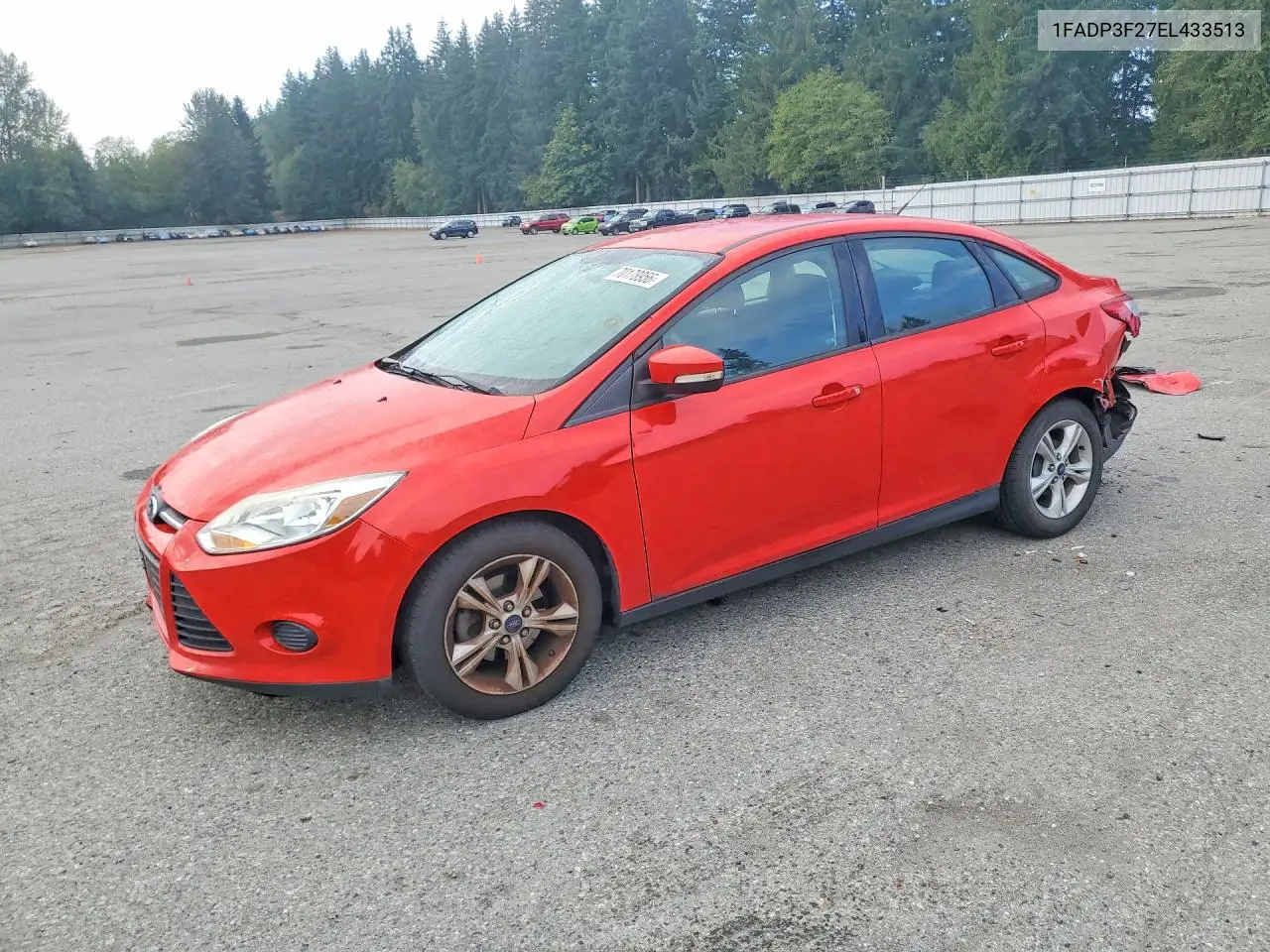 FORD FOCUS 2014, VIN 1FADP3F27EL433513