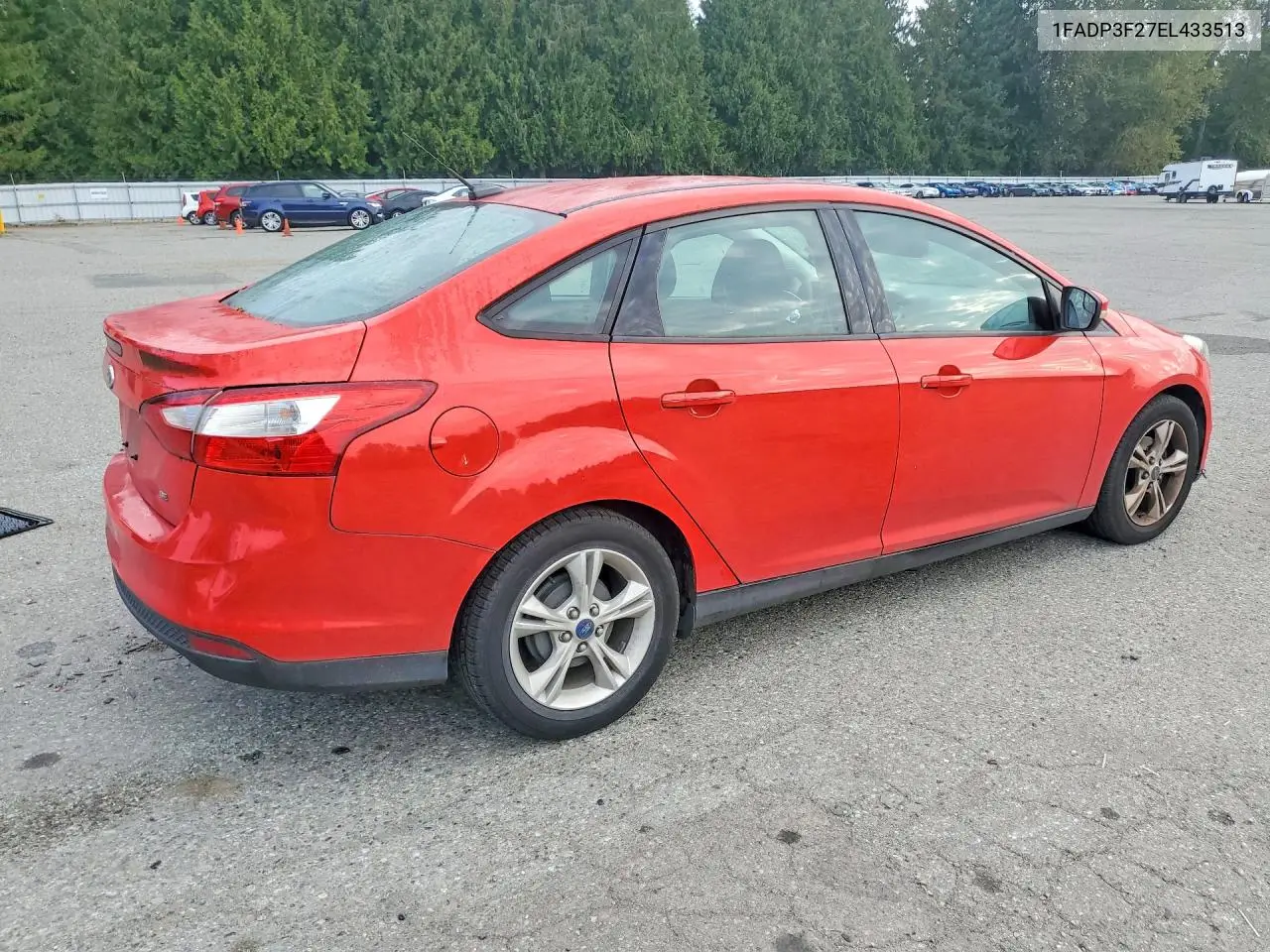 2014 FORD FOCUS VIN 1FADP3F27EL433513 — фото 3