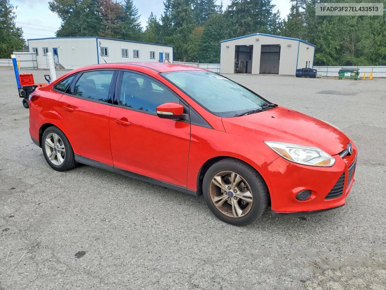 2014 FORD FOCUS VIN 1FADP3F27EL433513 — фото 4