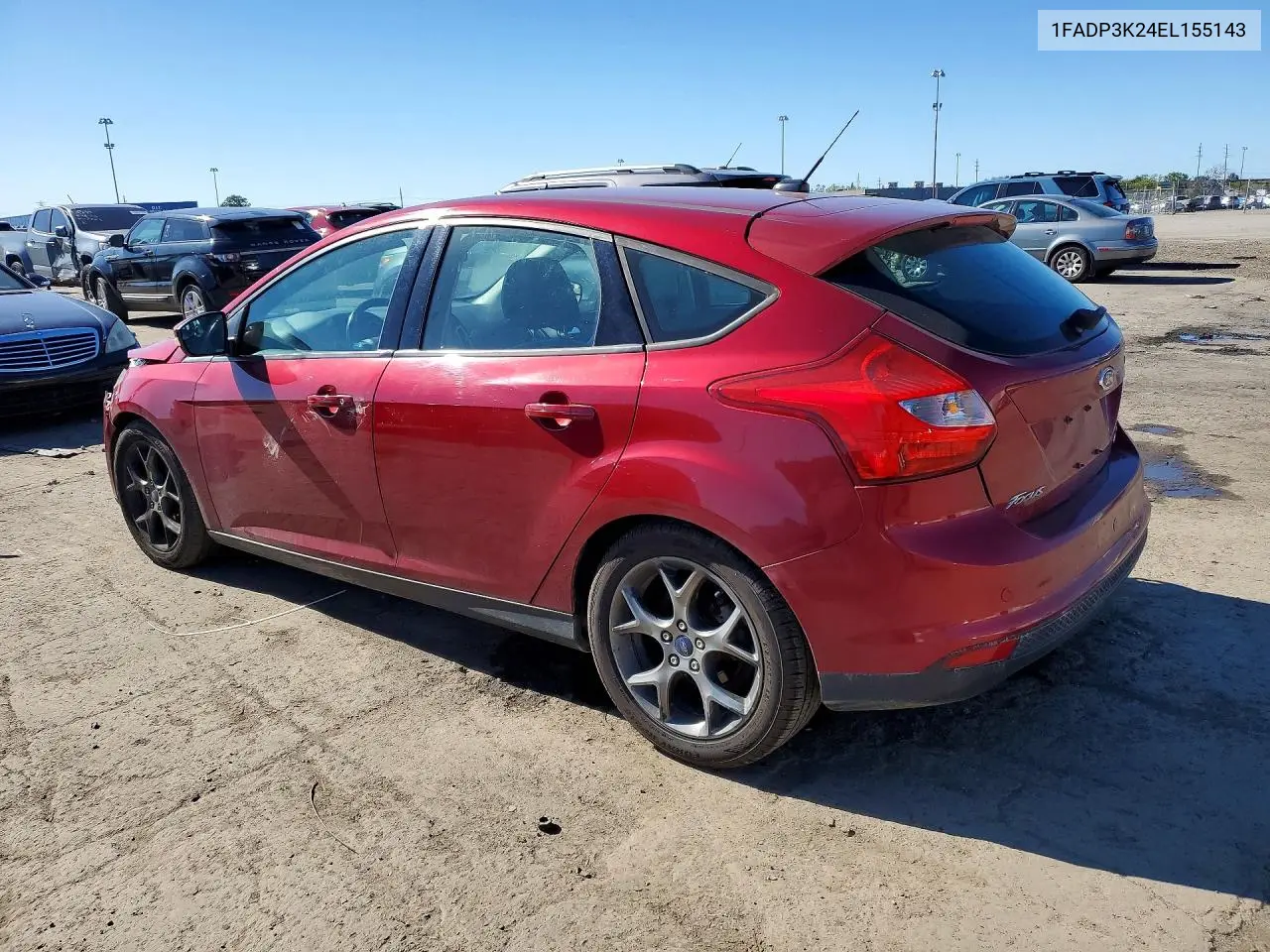 2014 FORD FOCUS VIN 1FADP3K24EL155143 — фото 2