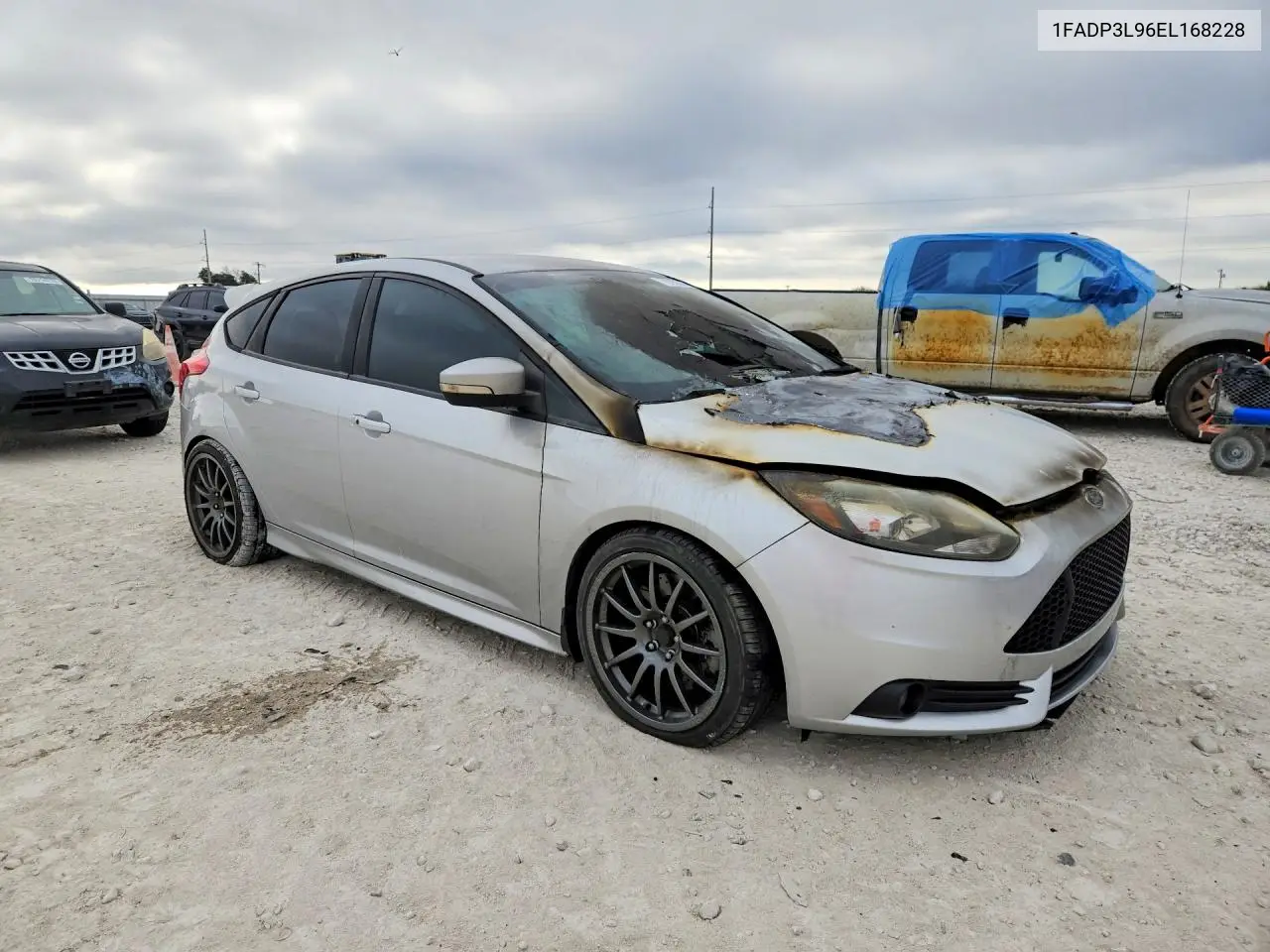 2014 FORD FOCUS VIN 1FADP3L96EL168228 — фото 4