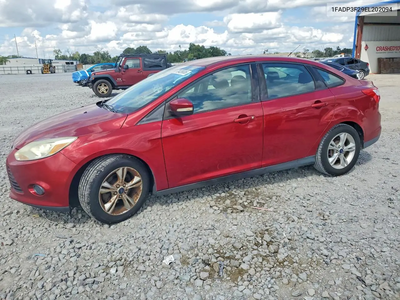 FORD FOCUS 2014, VIN 1FADP3F29EL202094