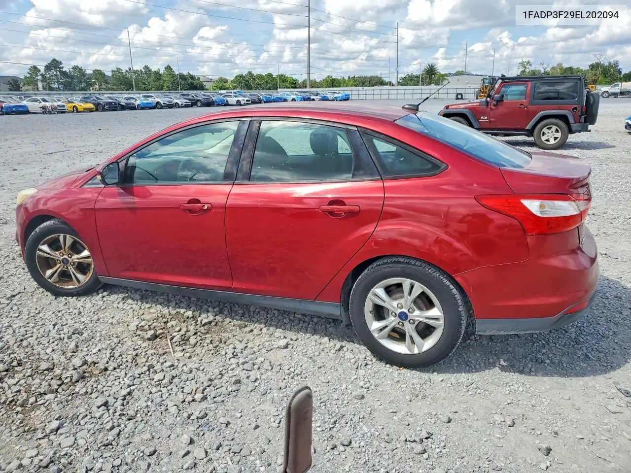 2014 FORD FOCUS VIN 1FADP3F29EL202094 — фото 2
