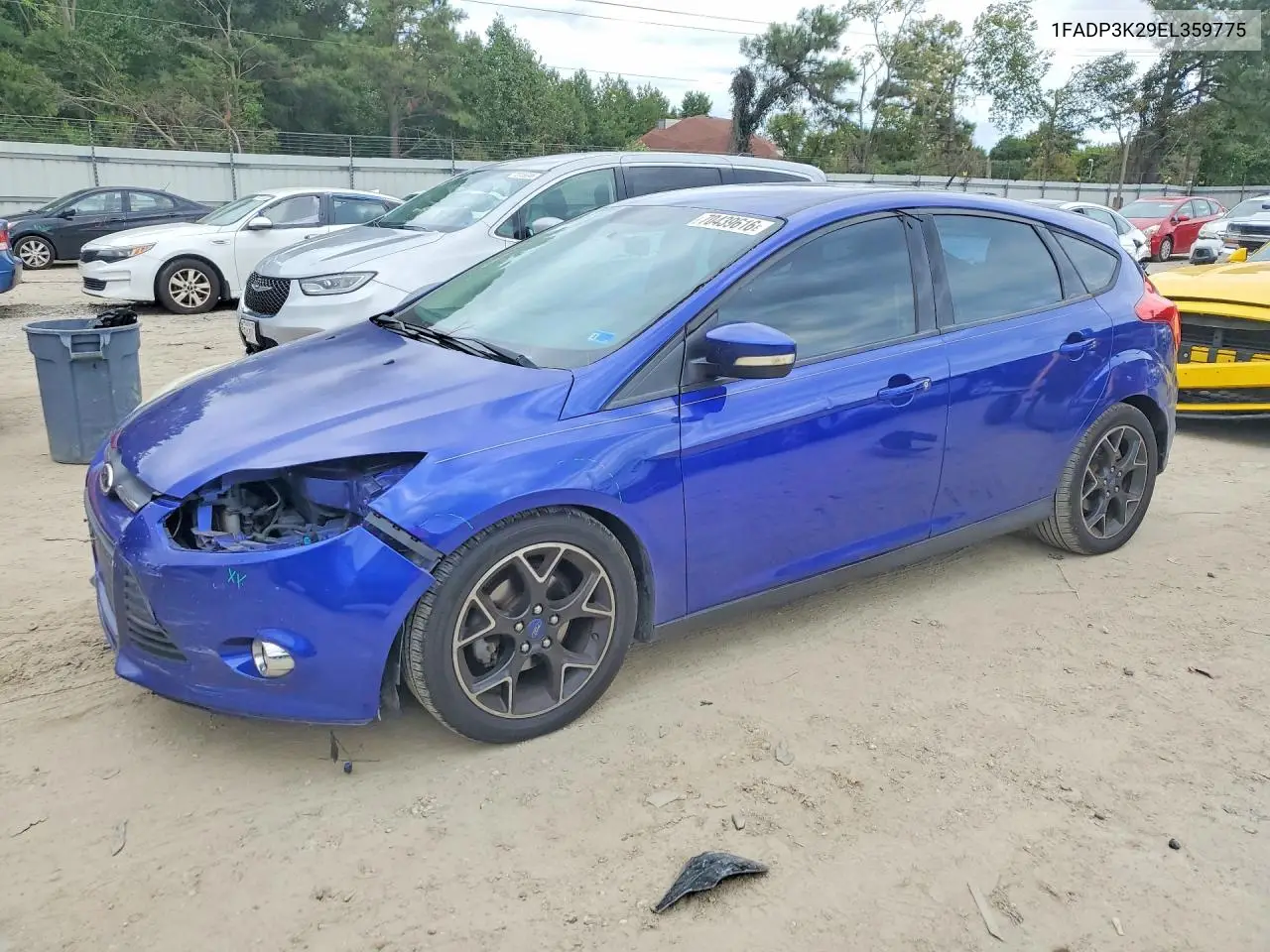 FORD FOCUS 2014, VIN 1FADP3K29EL359775