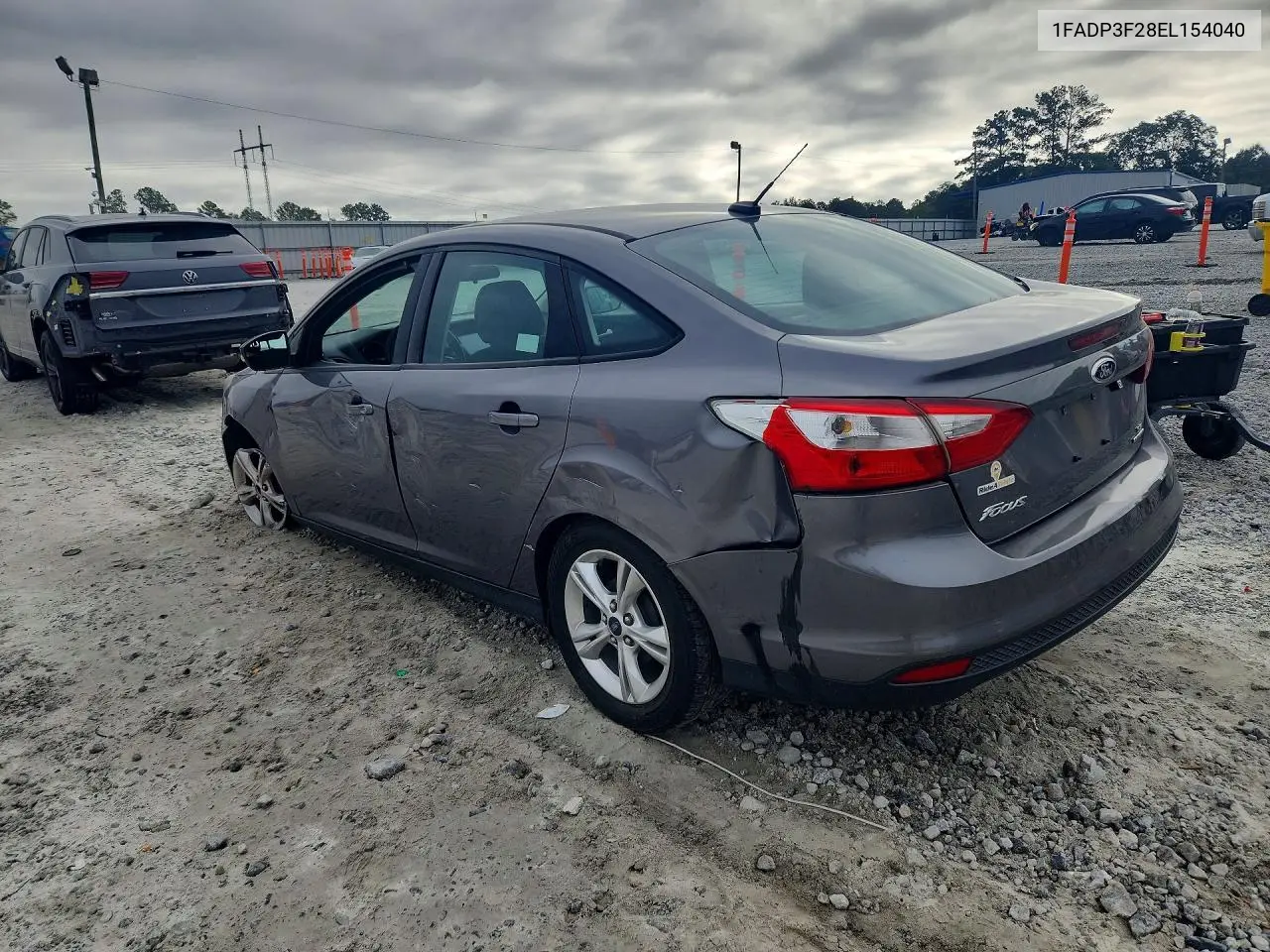 2014 FORD FOCUS VIN 1FADP3F28EL154040 — фото 2